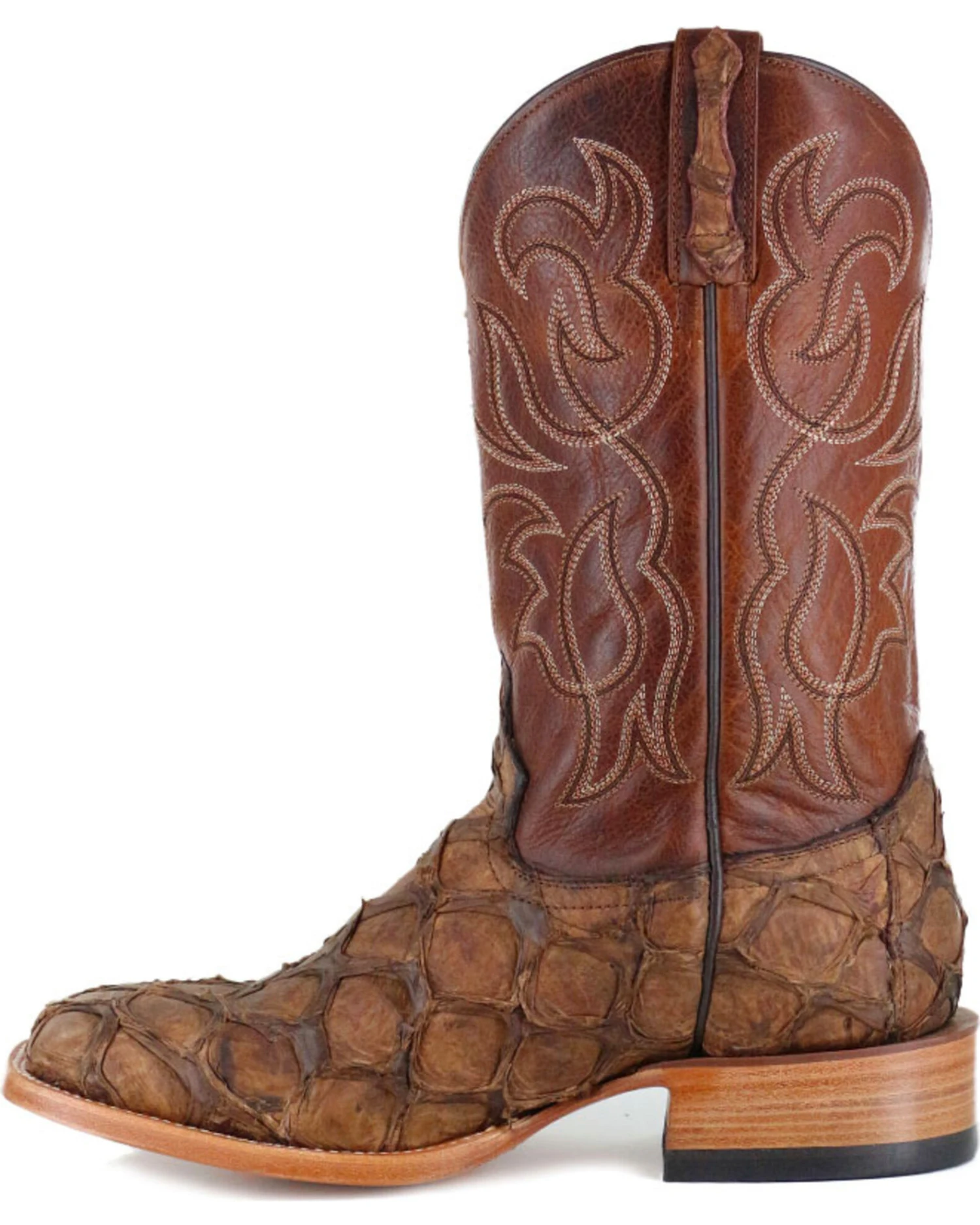 Cody James Men's Pirarucu Exotic Boots - Broad Square Toe - Image 8