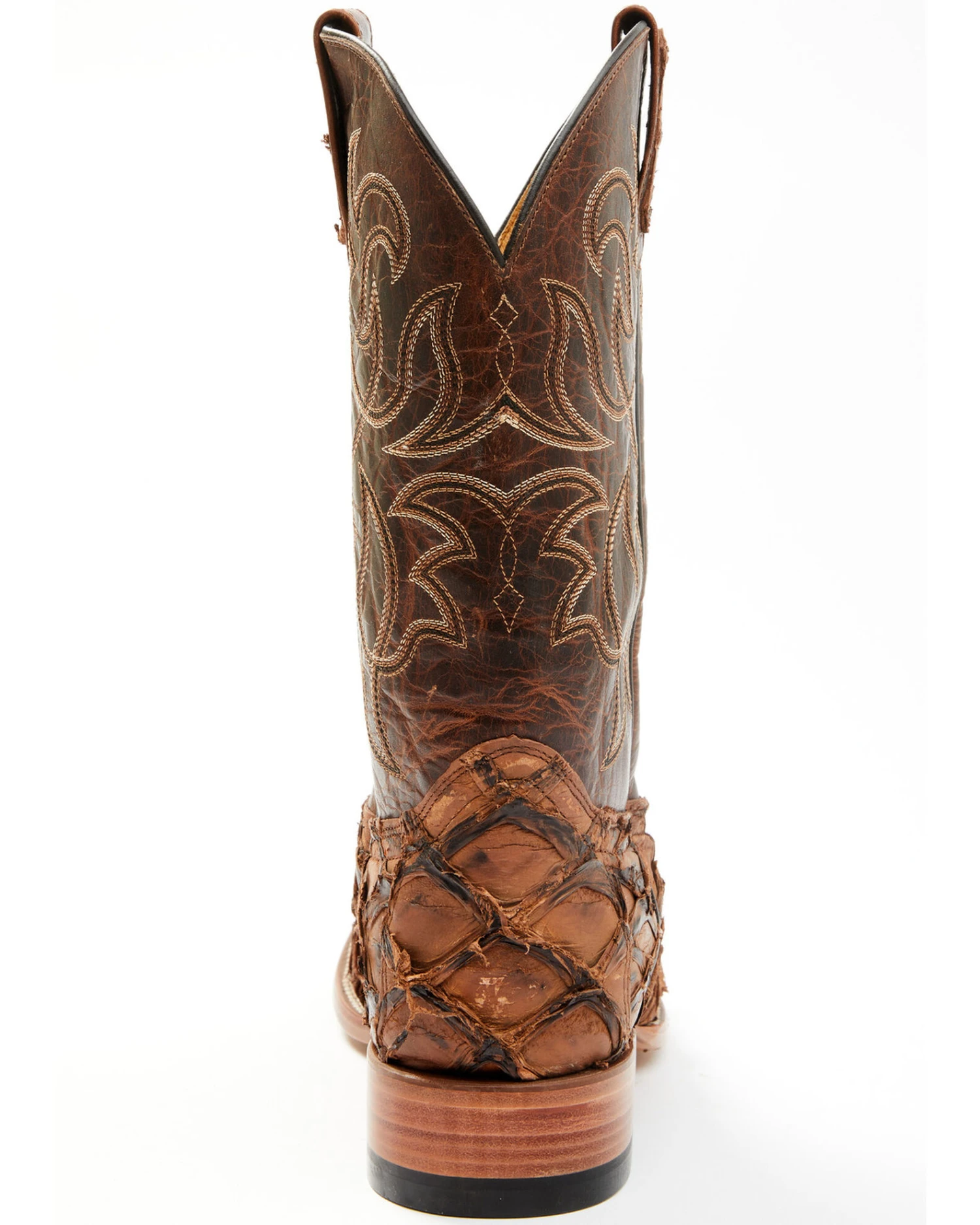 Cody James Men's Pirarucu Exotic Boots - Broad Square Toe - Image 3