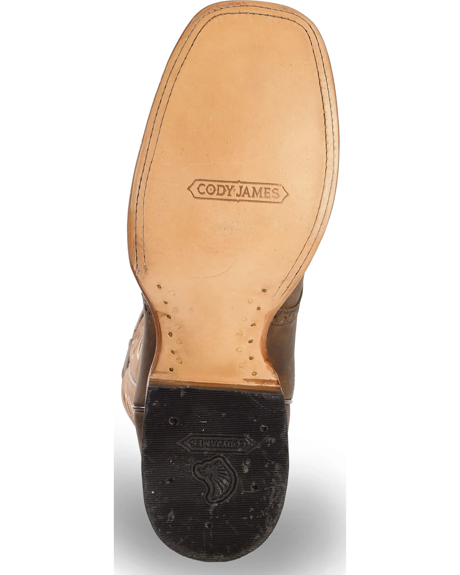 Cody James Men's Saddle Vamp Western Boots - Broad Square Toe - Image 4