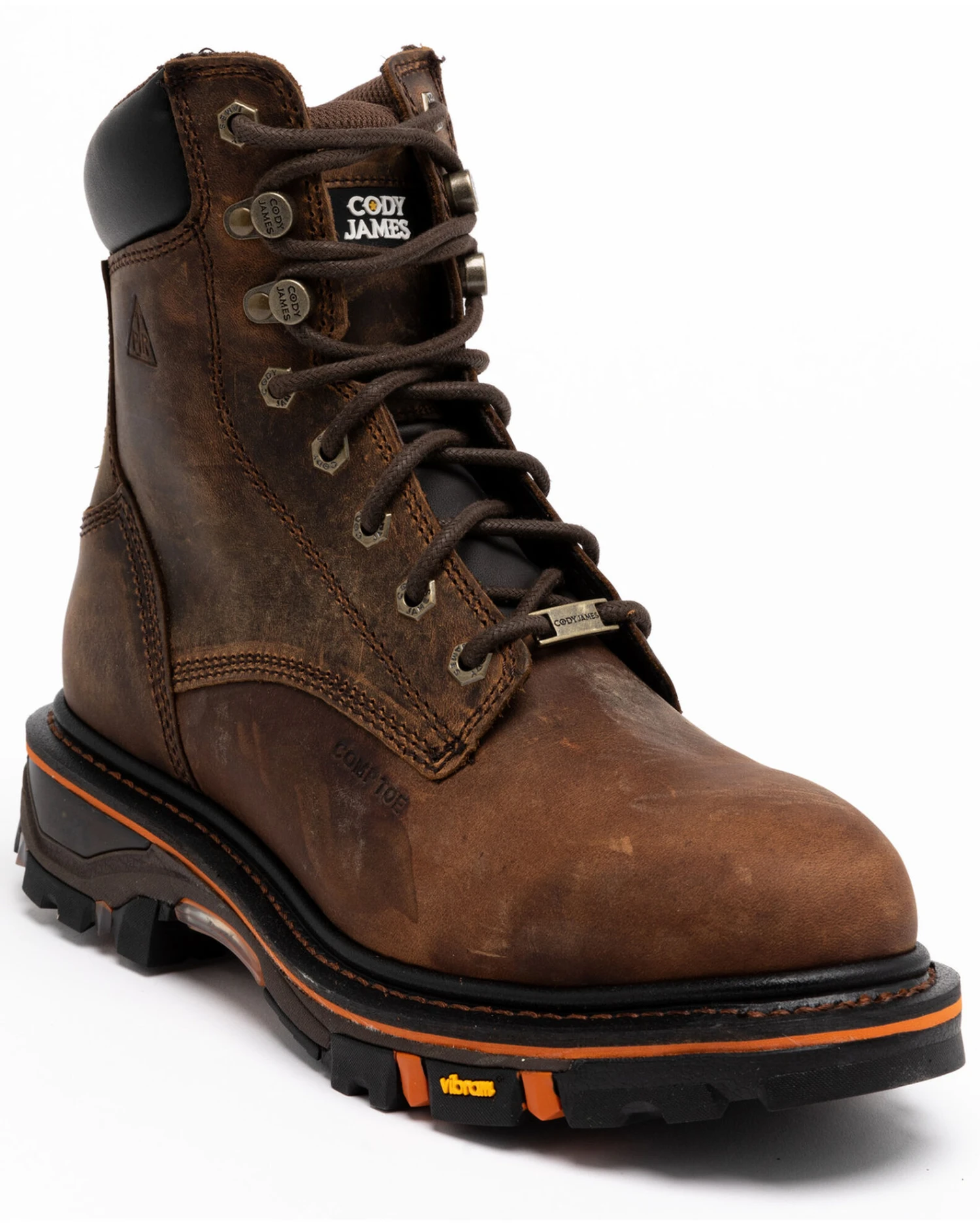 Cody James Men's 8" Decimator Work Boots - Nano Composite Toe - Image 4