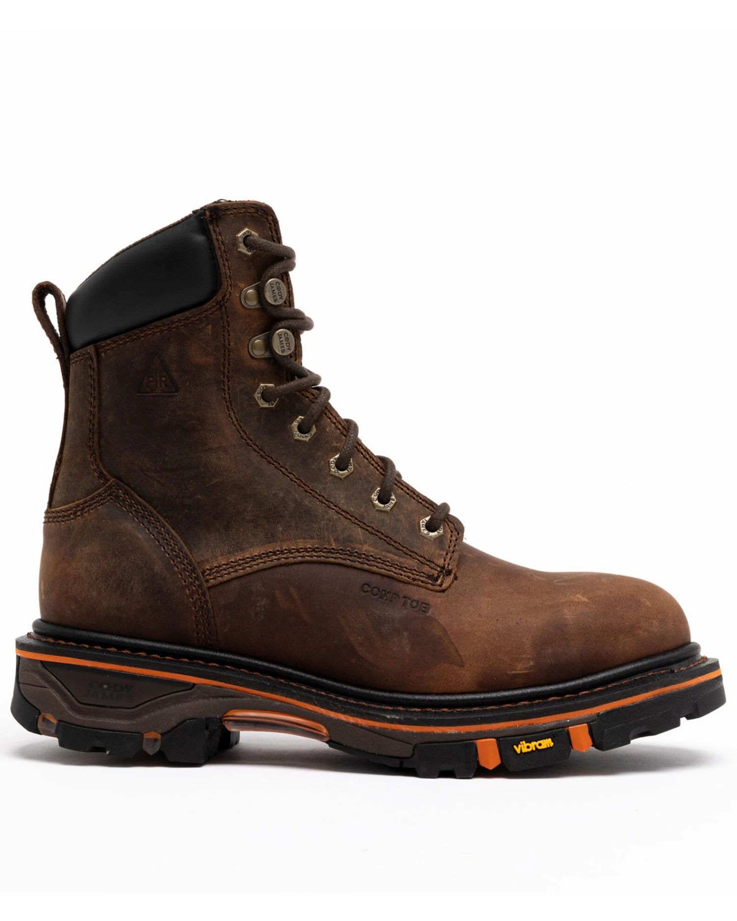 Cody James Men's 8" Decimator Work Boots - Nano Composite Toe - Image 5