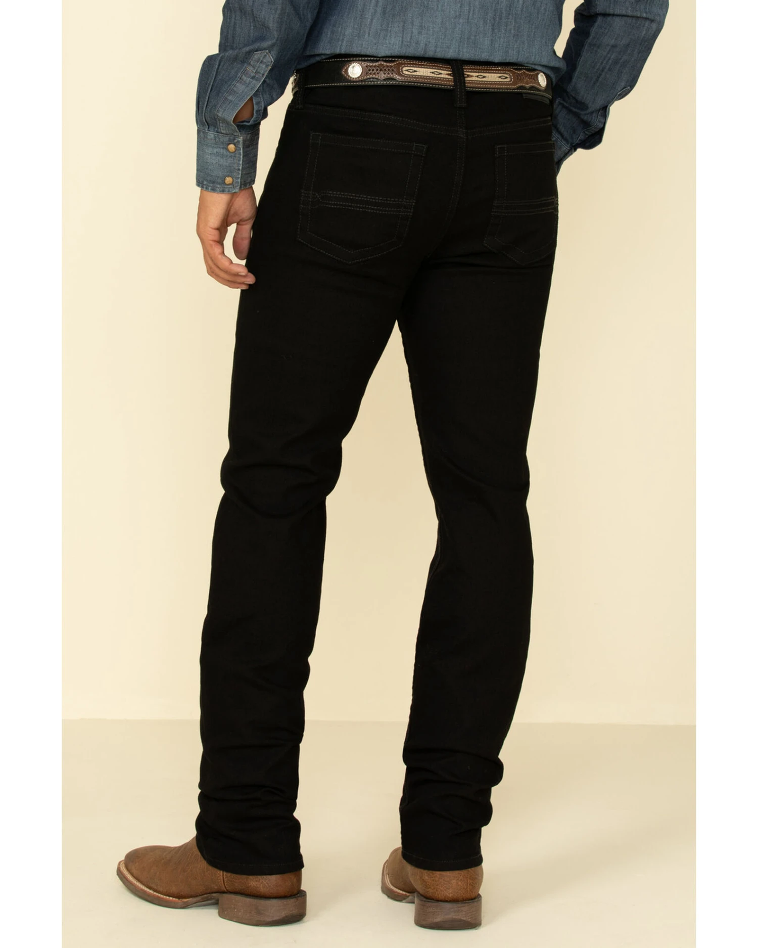 Cody James Men's Night Rider Stretch Slim Straight Jeans - Image 3