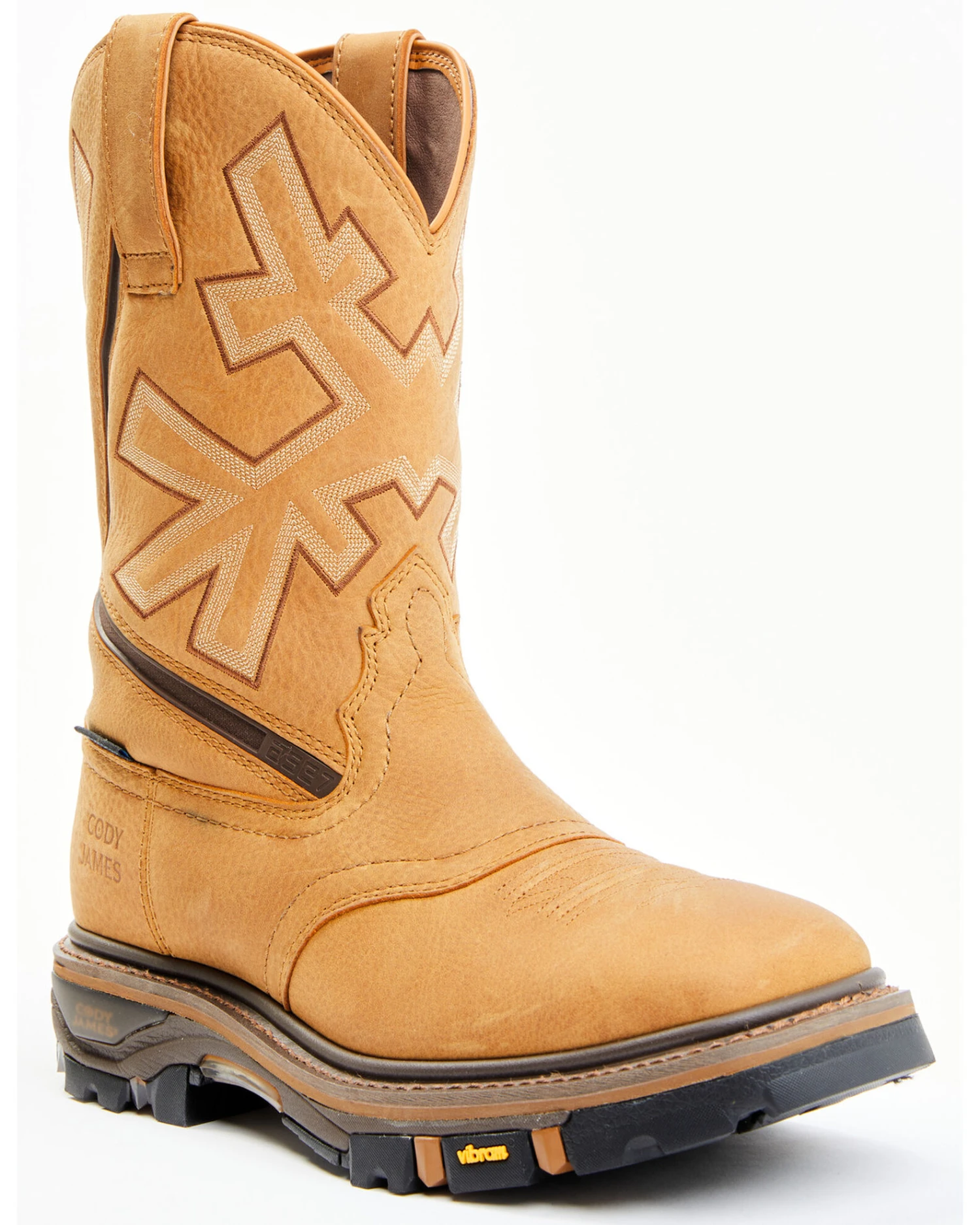 Cody James Men's Decimator ASE7 Western Work Boots - Soft Toe - Image 5