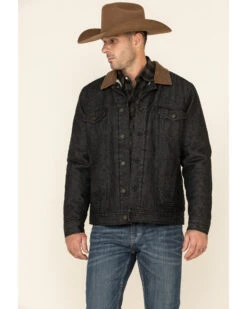 Cody James Men's Grand Teton 2.0 Western Dark Denim Jacket