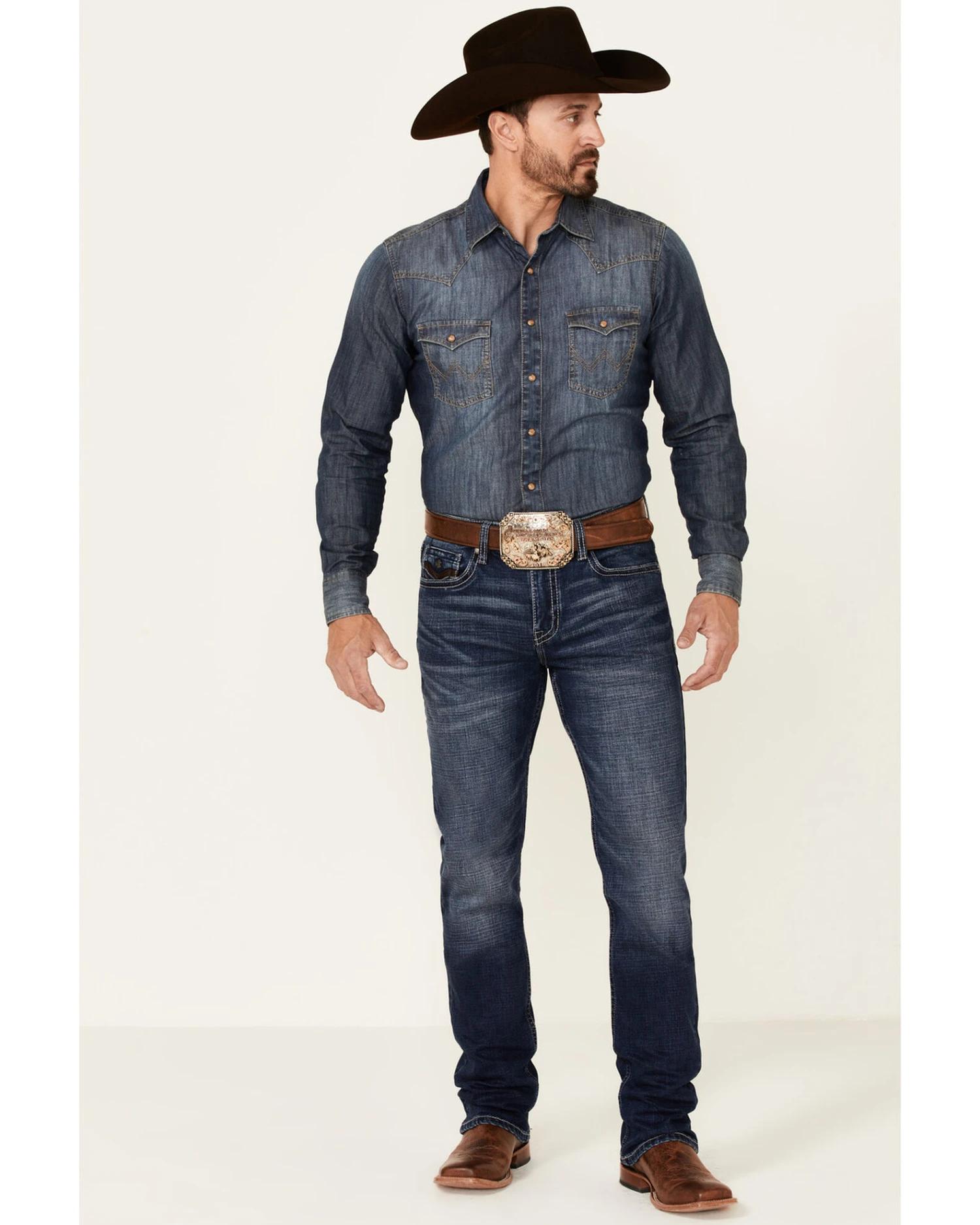 Cody James Core Men's Cayuse Med Stretch Slim Straight Jeans - Image 4