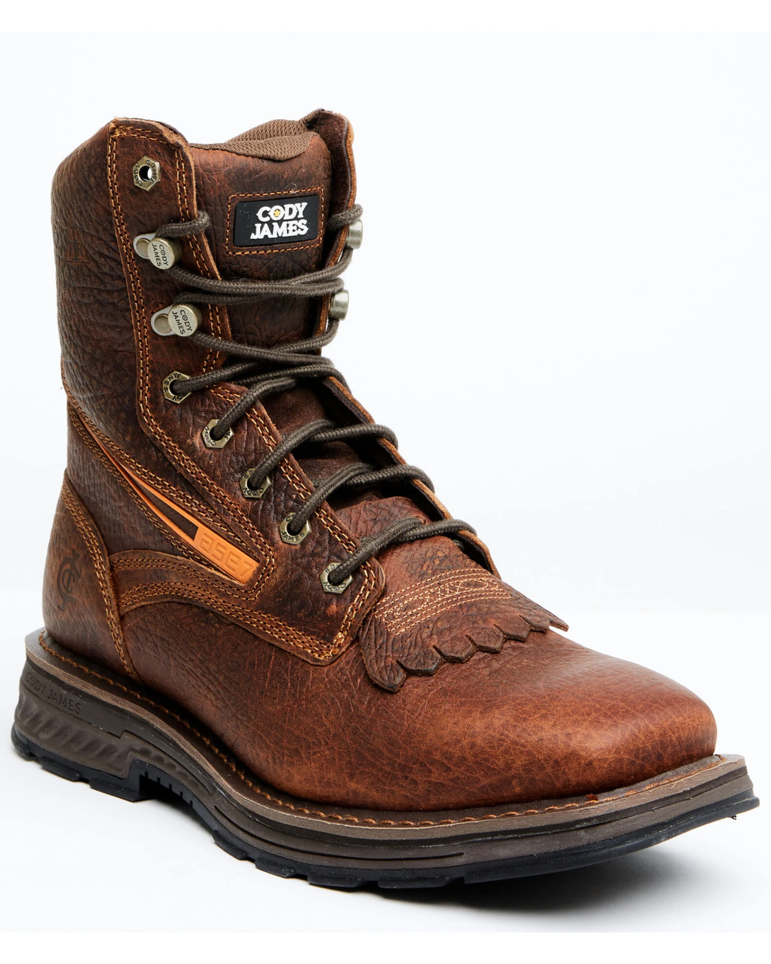 Cody James Men's 8" ASE7 Disruptor Work Boots - Soft Toe - Image 7