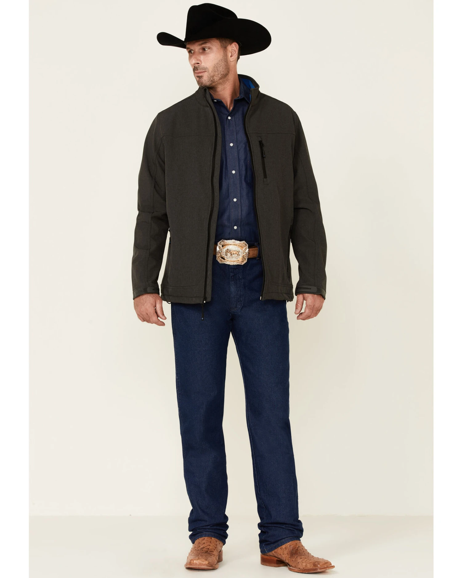 Cody James Core Men's Conceal Carry Zip-Front Softshell Jacket - Image 3