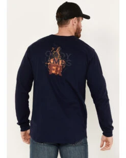Cody James Men's FR Vintage Graphic Long Sleeve Work Shirt