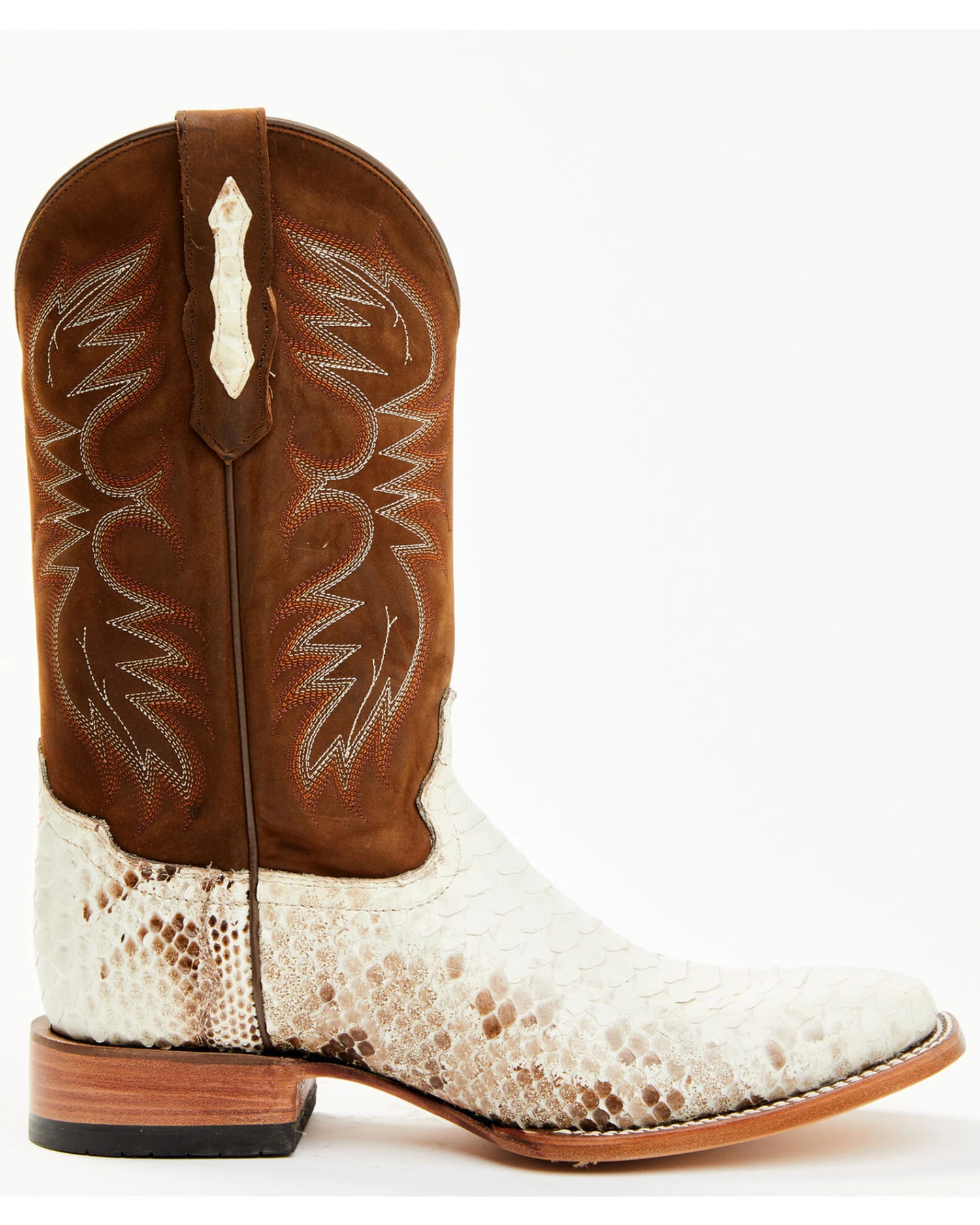 Cody James Men's Bone Python Exotic Western Boot - Broad Square Toe - Image 3