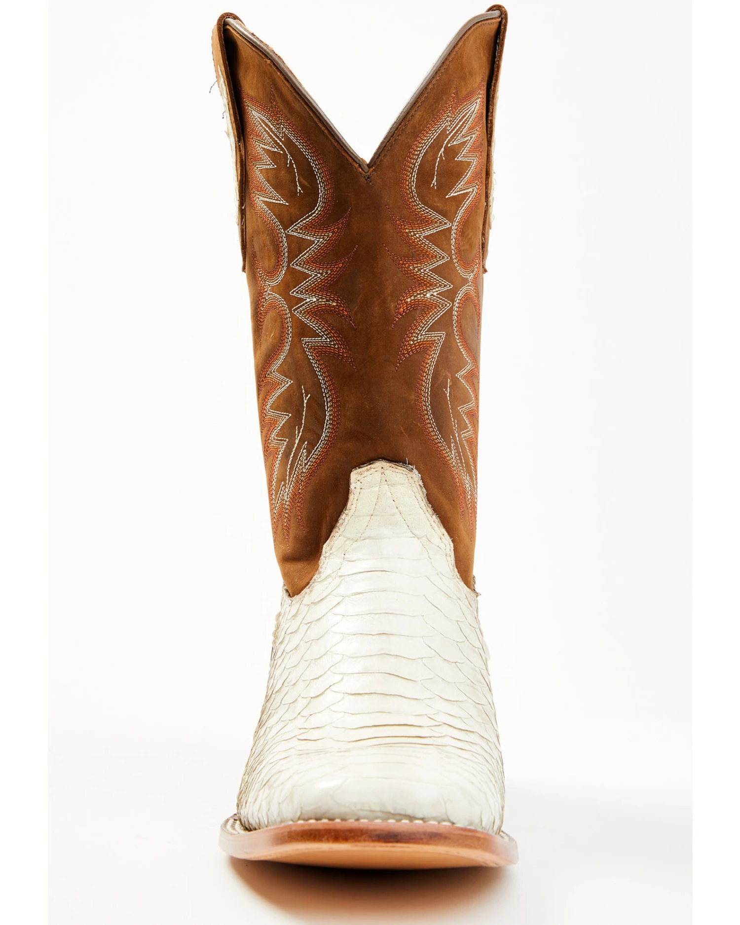 Cody James Men's Bone Python Exotic Western Boot - Broad Square Toe - Image 4