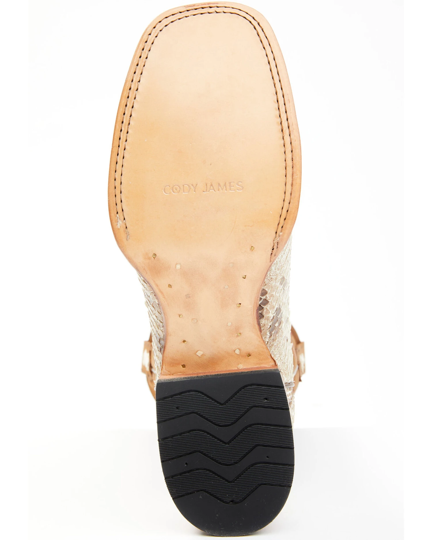 Cody James Men's Bone Python Exotic Western Boot - Broad Square Toe - Image 5