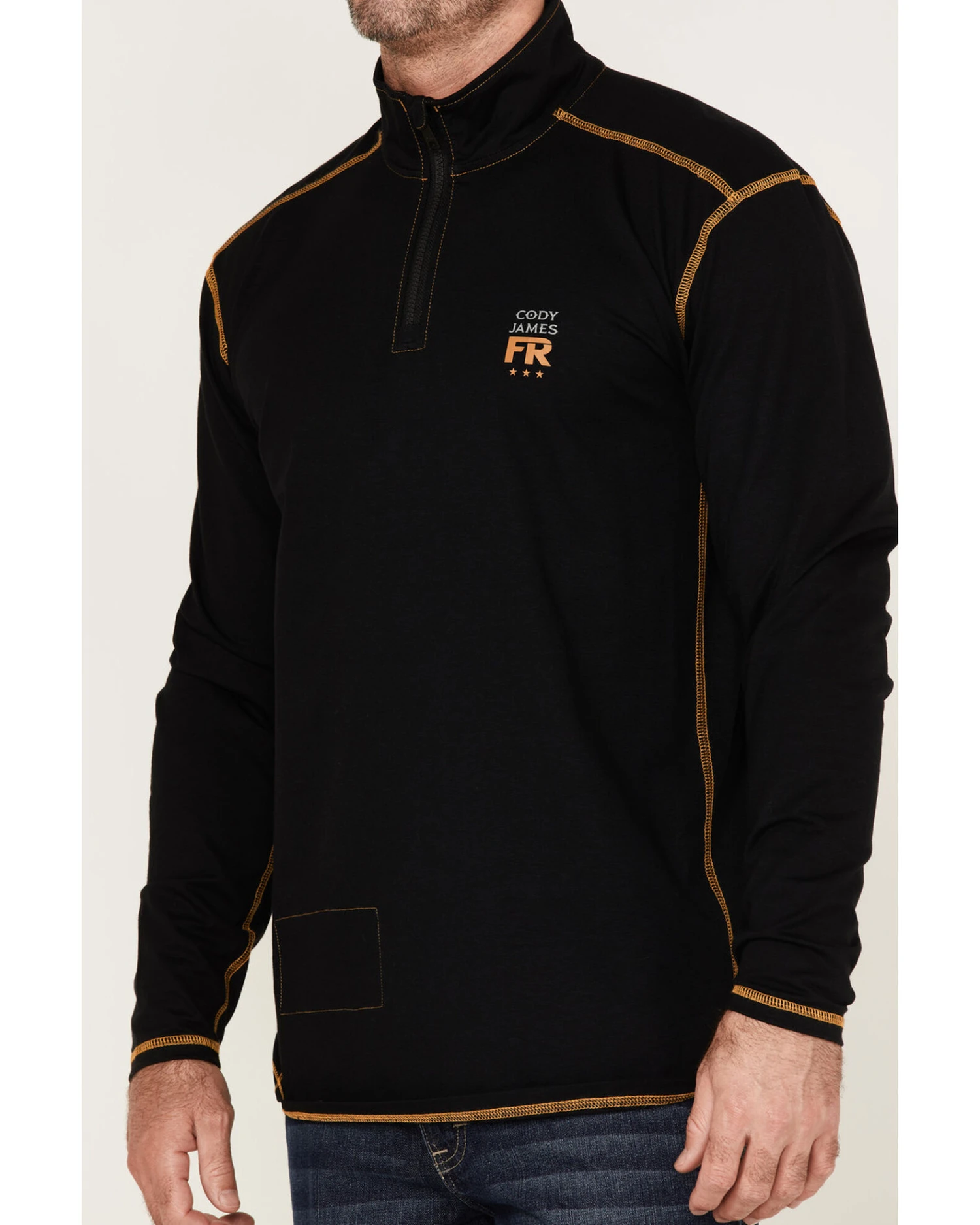 Cody James Men's FR Knit 1/4 Zip-Front Work Pullover - Image 3