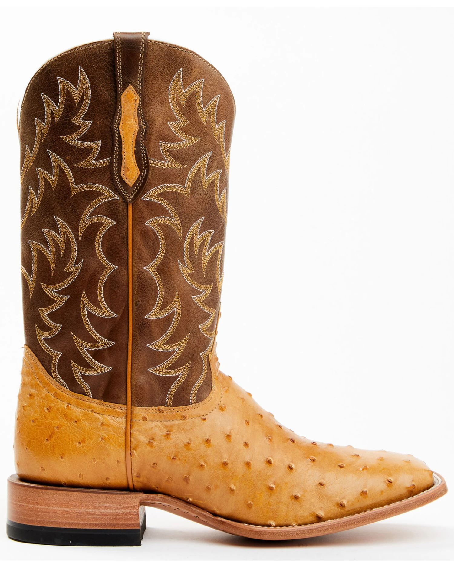 Cody James Men's Full-Quill Ostrich Exotic Western Boots - Broad Square Toe - Image 2