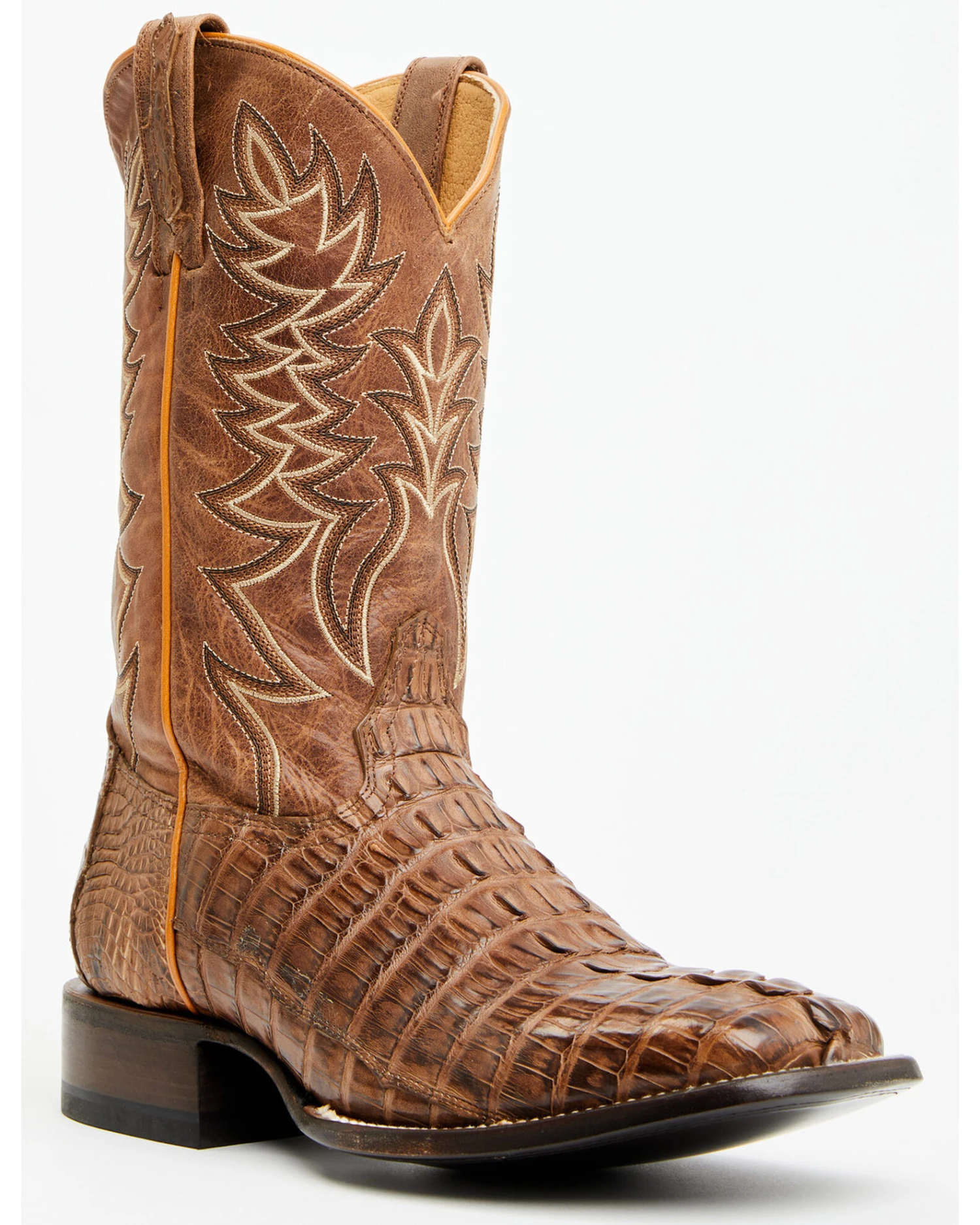 Cody James Men's Exotic Caiman Tail Western Boots - Broad Square Toe - Image 2
