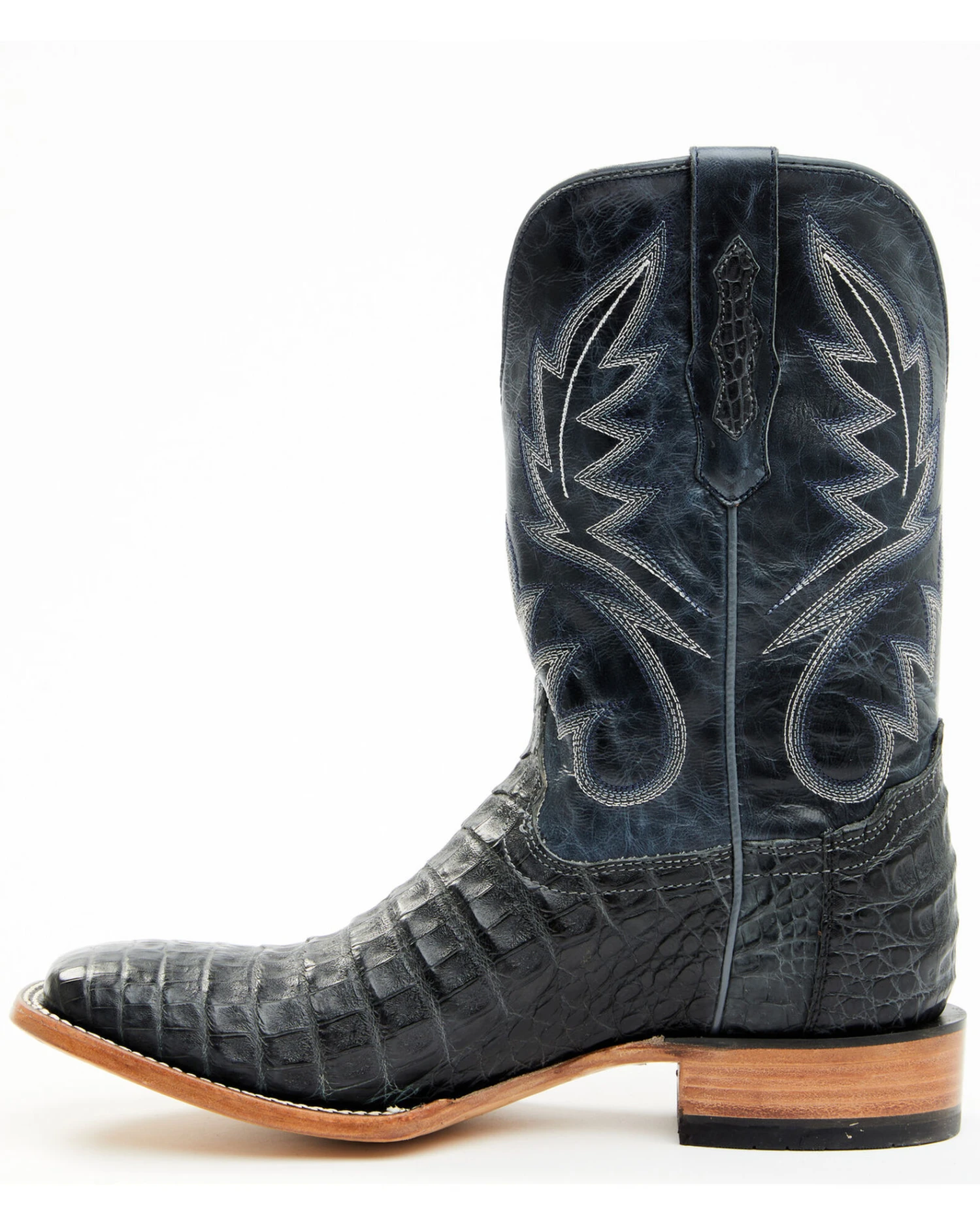 Cody James Men's Exotic Caiman Belly Western Boots - Broad Square Toe - Image 6